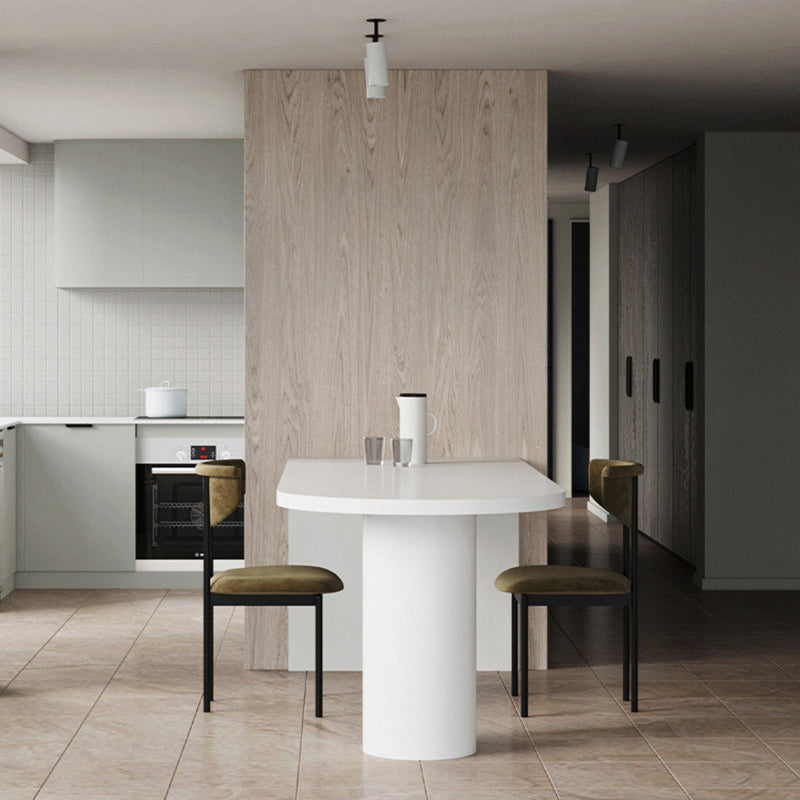 Modern Bar Table Rectangle Solid Wood Dining Table for Kitchen Living Room Coffee Room