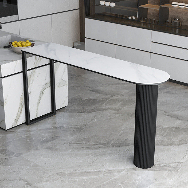 Modern Bar Table Sintered Stone Dining Table for Kitchen Living Room Coffee Room