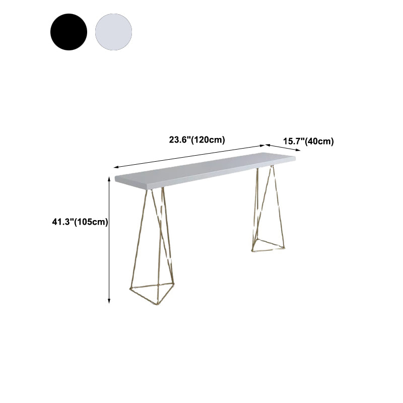 Solid Wood Bar Table Rectangle Dining Table for Kitchen Living Room Coffee Room