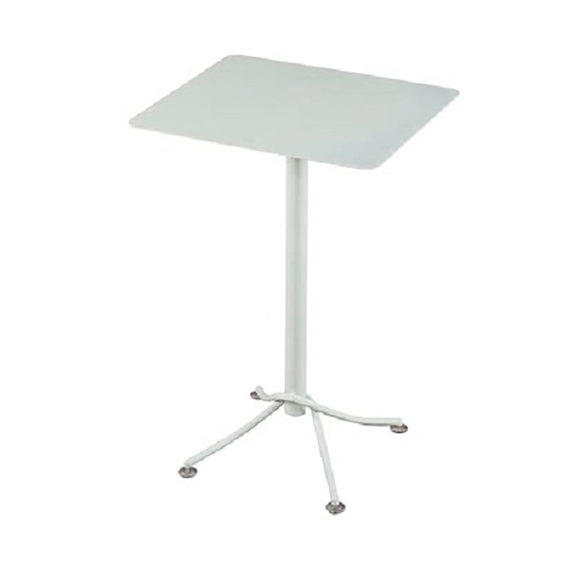 Metal Bar Dining Table Industrial Bar Height Cocktail Table with Pedestal