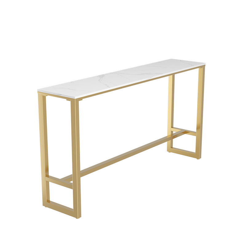 Sintered Stone Bar Table Traditional Luxury Dining Table for Kitchen Living Room