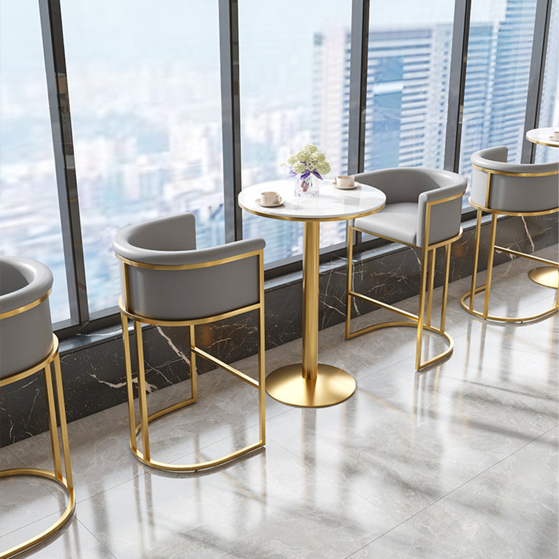 Sintered Stone Bar Table Traditional Luxury Dining Table for Kitchen Living Room