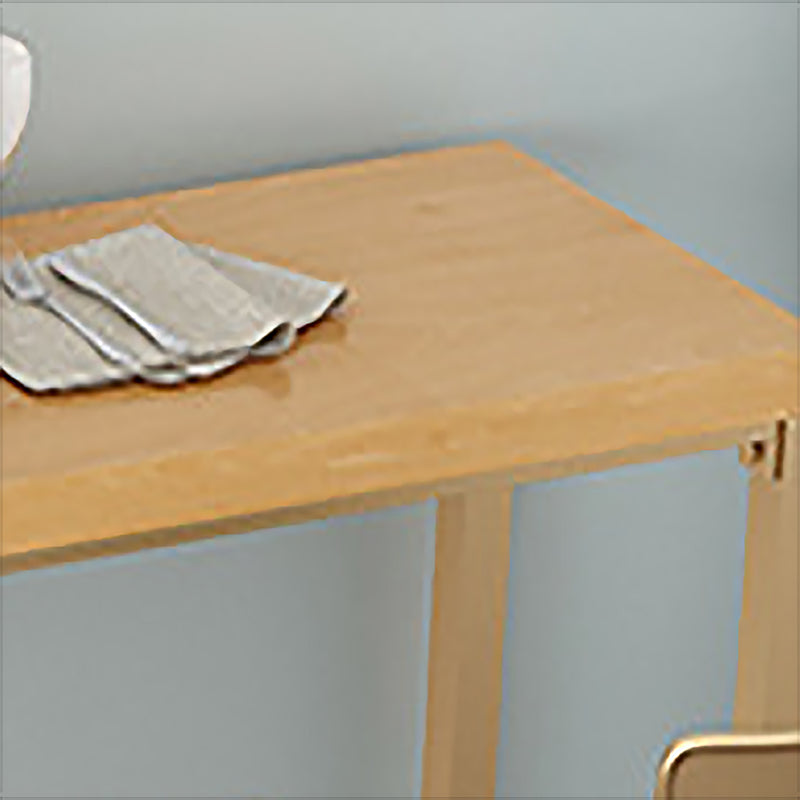 Contemporary Bar Table Rectangle Solid Wood Pub Table for Outdoor