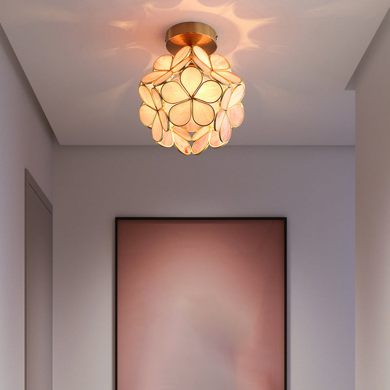 Creative Glass Ceiling Lamp Contemporary Flush Mount Light Fixture