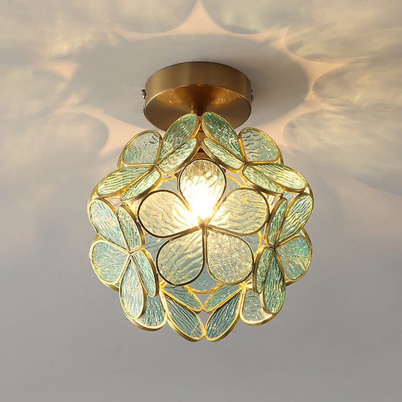 Creative Glass Ceiling Lamp Contemporary Flush Mount Light Fixture