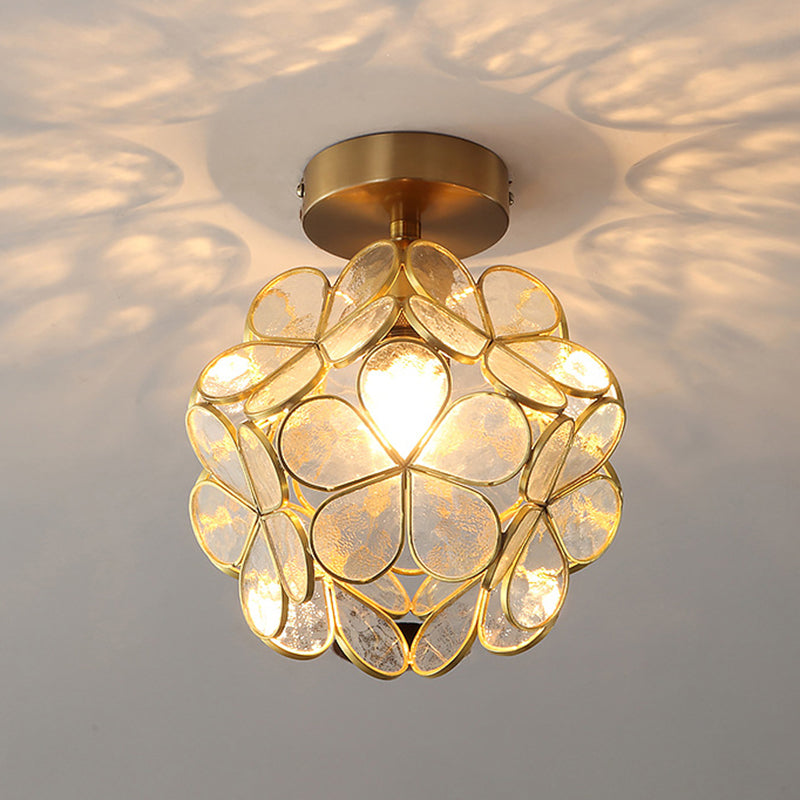 Creative Glass Ceiling Lamp Contemporary Flush Mount Light Fixture
