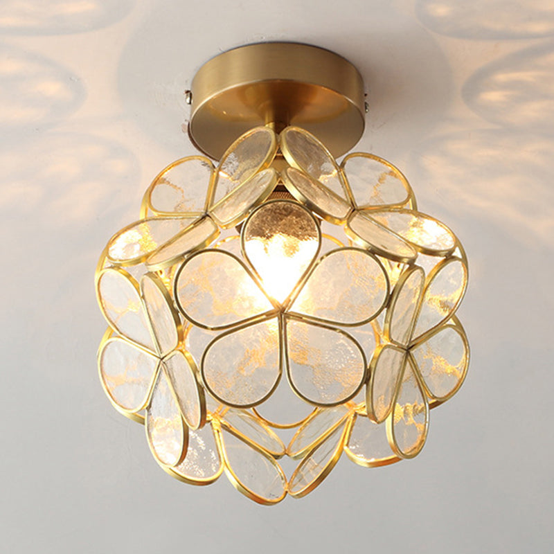 Creative Glass Ceiling Lamp Contemporary Flush Mount Light Fixture
