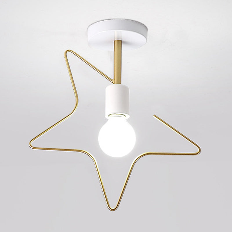 Creative Ceiling Lamp Contemporary Metal Flush Mount Light Fixture