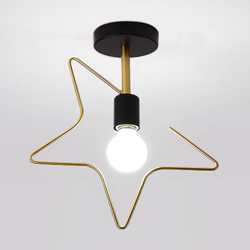 Creative Ceiling Lamp Contemporary Metal Flush Mount Light Fixture