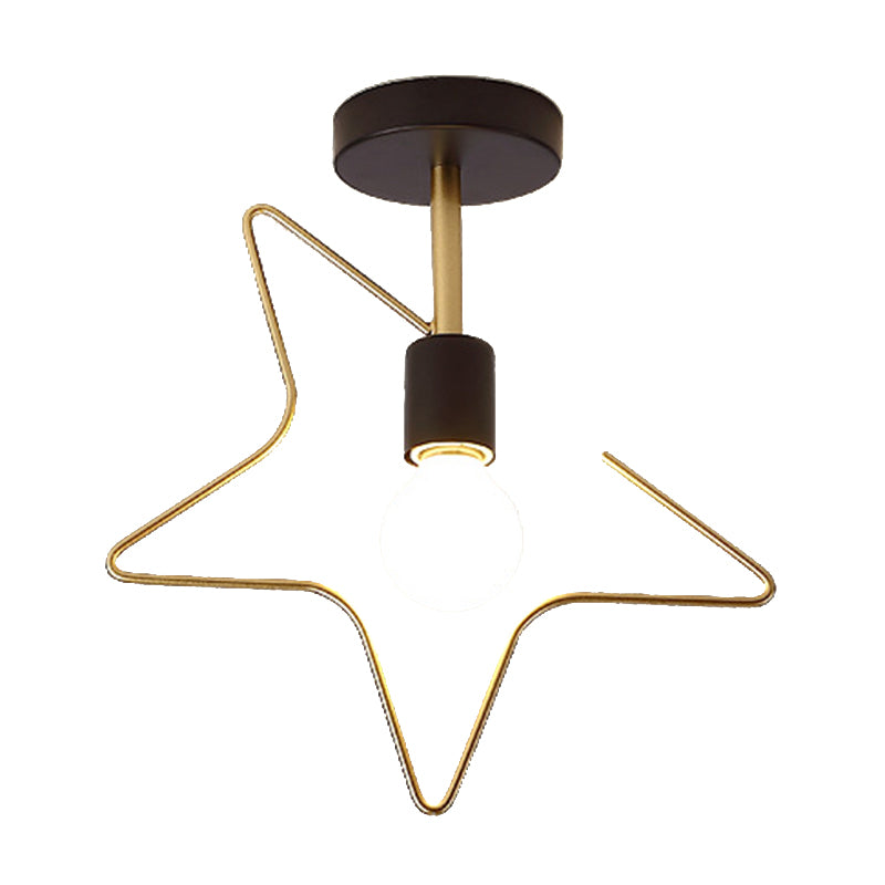 Creative Ceiling Lamp Contemporary Metal Flush Mount Light Fixture