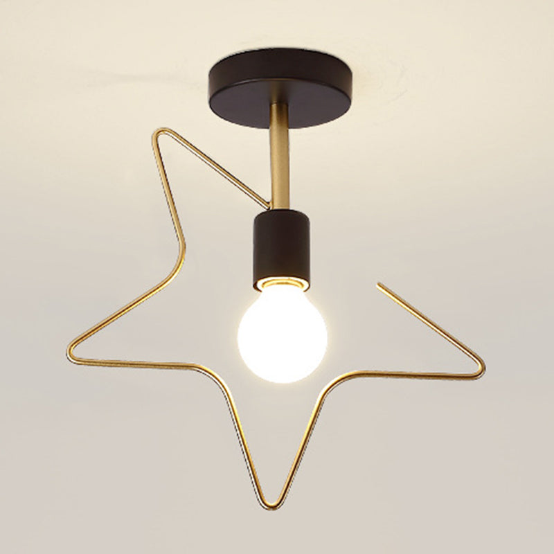 Creative Ceiling Lamp Contemporary Metal Flush Mount Light Fixture
