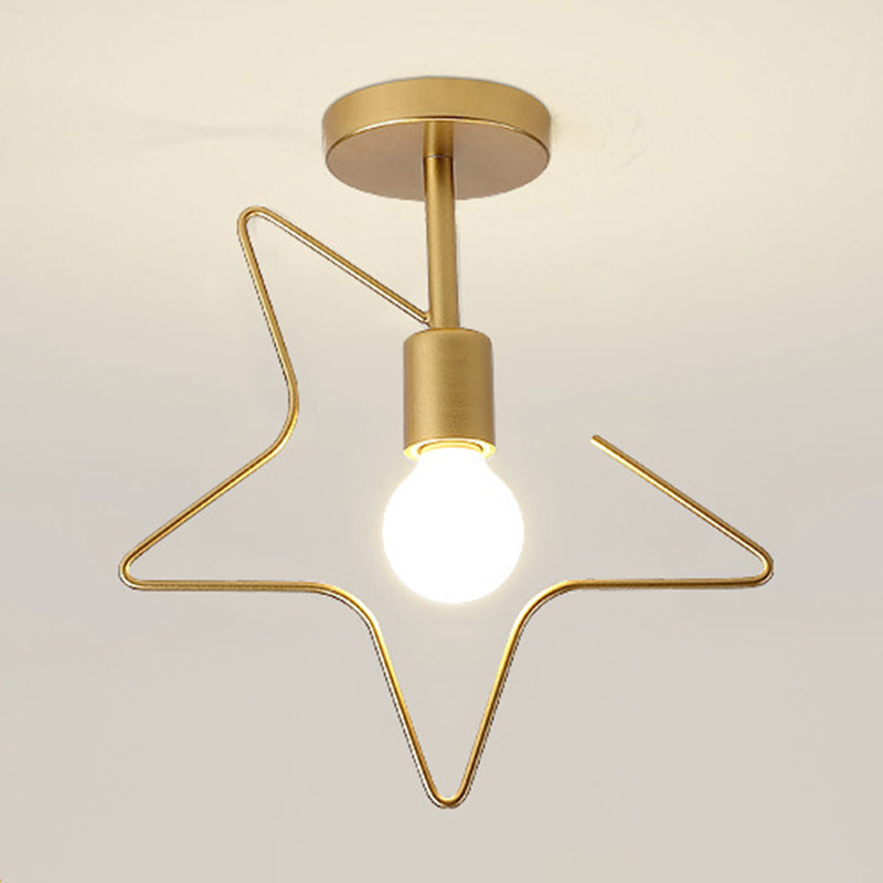 Creative Ceiling Lamp Contemporary Metal Flush Mount Light Fixture