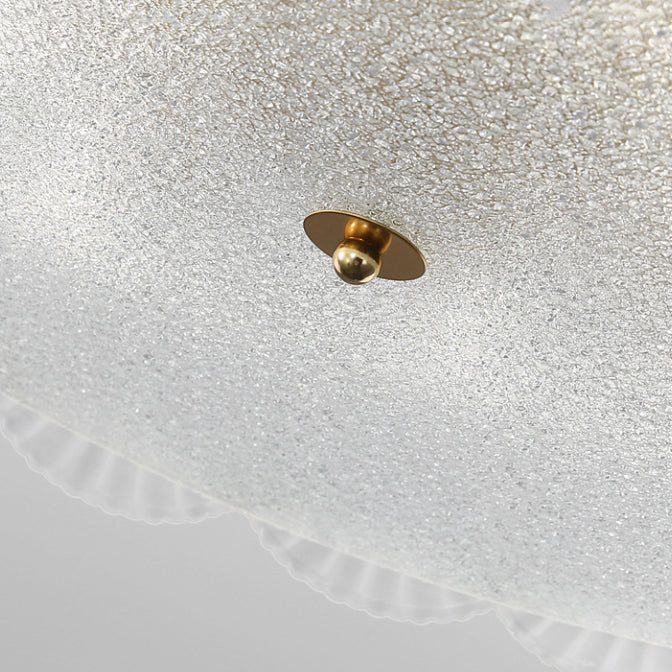 Nordic Glass Ceiling Lamp Minimalist Flush Mount Light Fixture