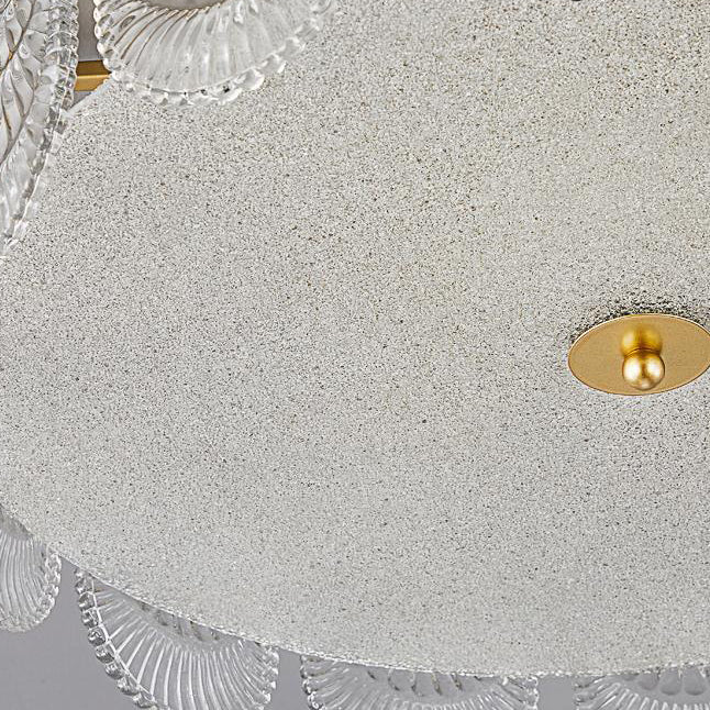 Nordic Ceiling Lamp Minimalist Glass Shade Flush Mount Light Fixture