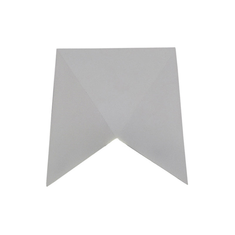 Geometric Shape Wall Lamp Modern Style Acrylic 1 Light Sconce in White / Black