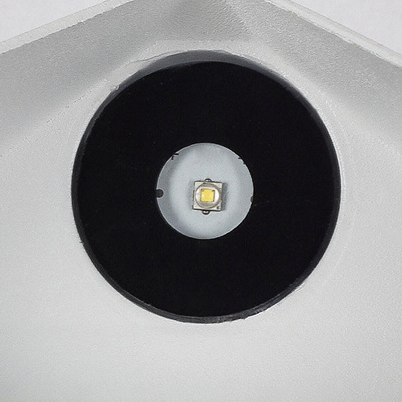 Geometric Shape Wall Lamp Modern Style Acrylic 1 Light Sconce in White / Black