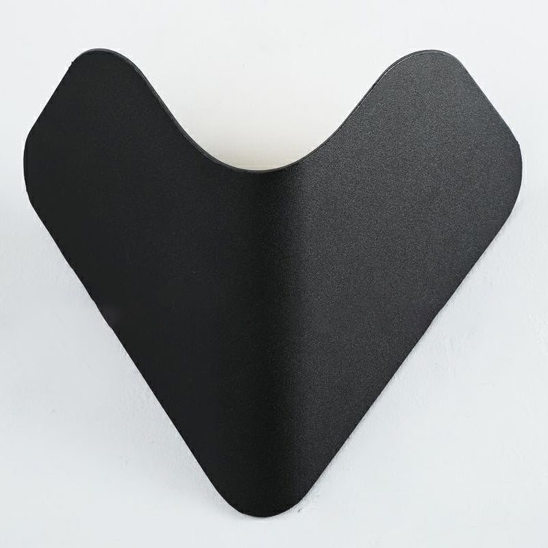 Modern Style Triangle Shape Wall Sconce Metal 1 Light Sconces for Outdoor