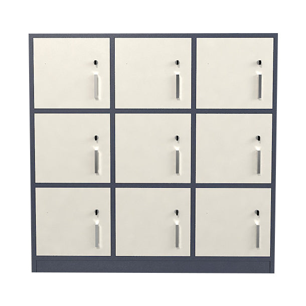 Manufactured Wood Matte Finish Cabinet Modern Storage Cabinet with Hinged Doors