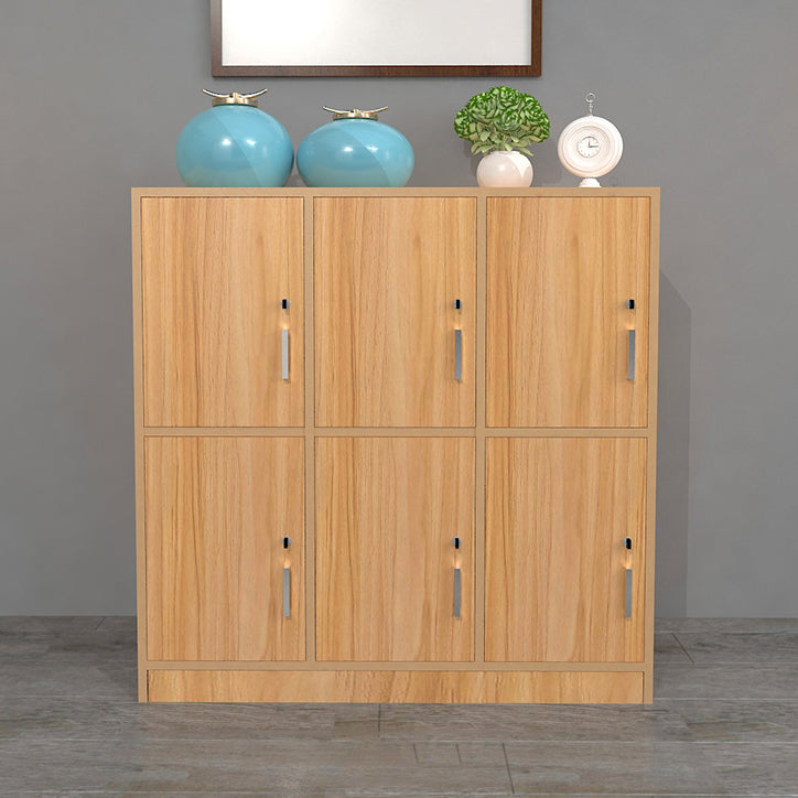 Manufactured Wood Matte Finish Cabinet Modern Storage Cabinet with Hinged Doors