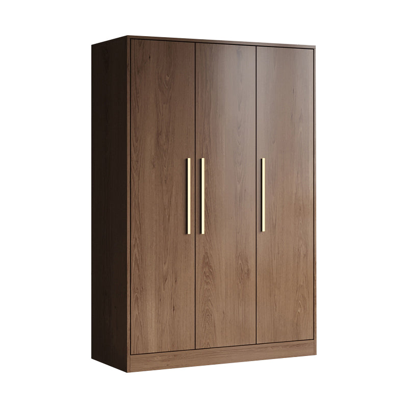 Brown Engineered Wood Wardrobe Closet Modern Wardrobe Armoire