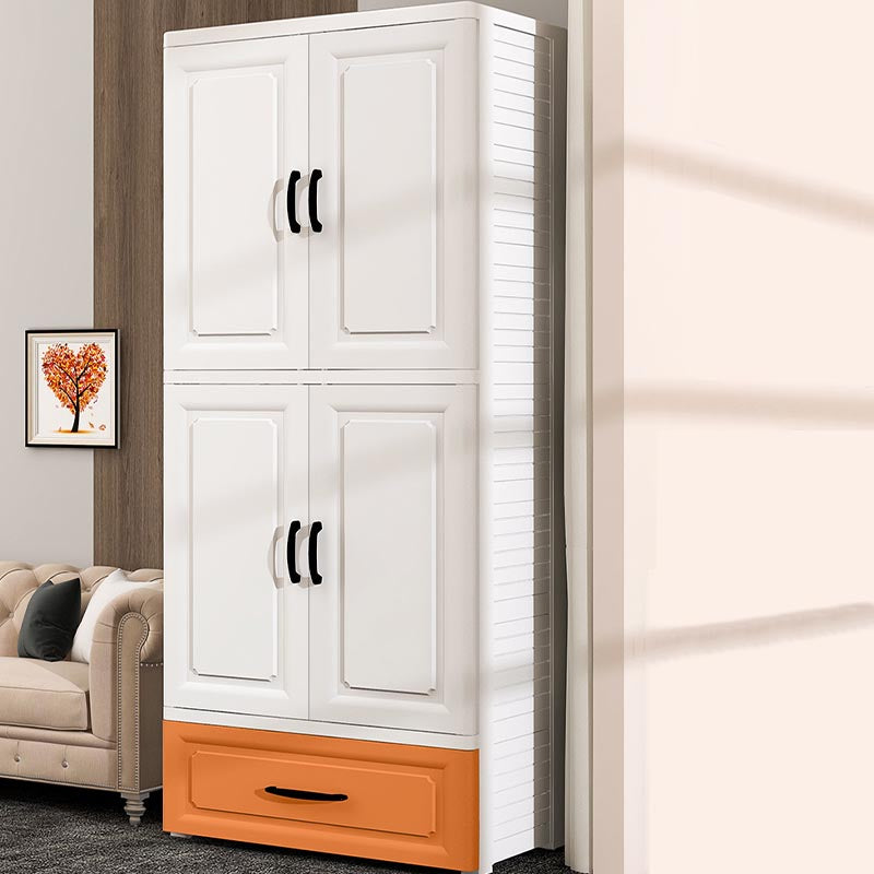 Contemporary Wardrobe Closet Plastic Wardrobe Cabinet with Legs