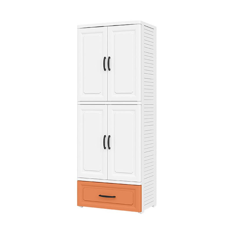 Contemporary Wardrobe Closet Plastic Wardrobe Cabinet with Legs