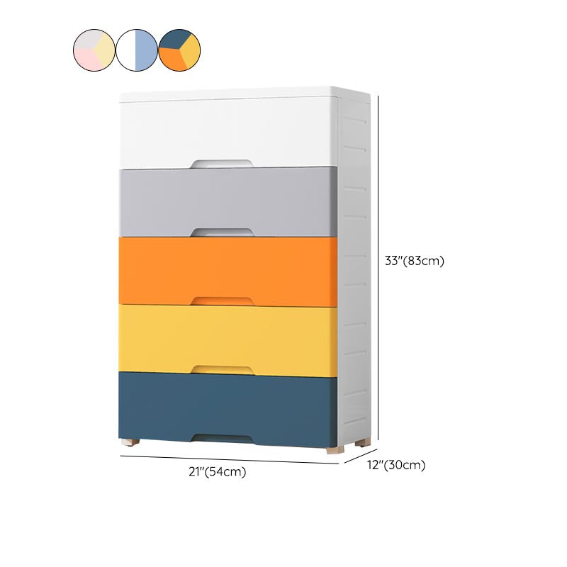Non-Hanging Armoire with Drawer Contemporary Storage Cabinet