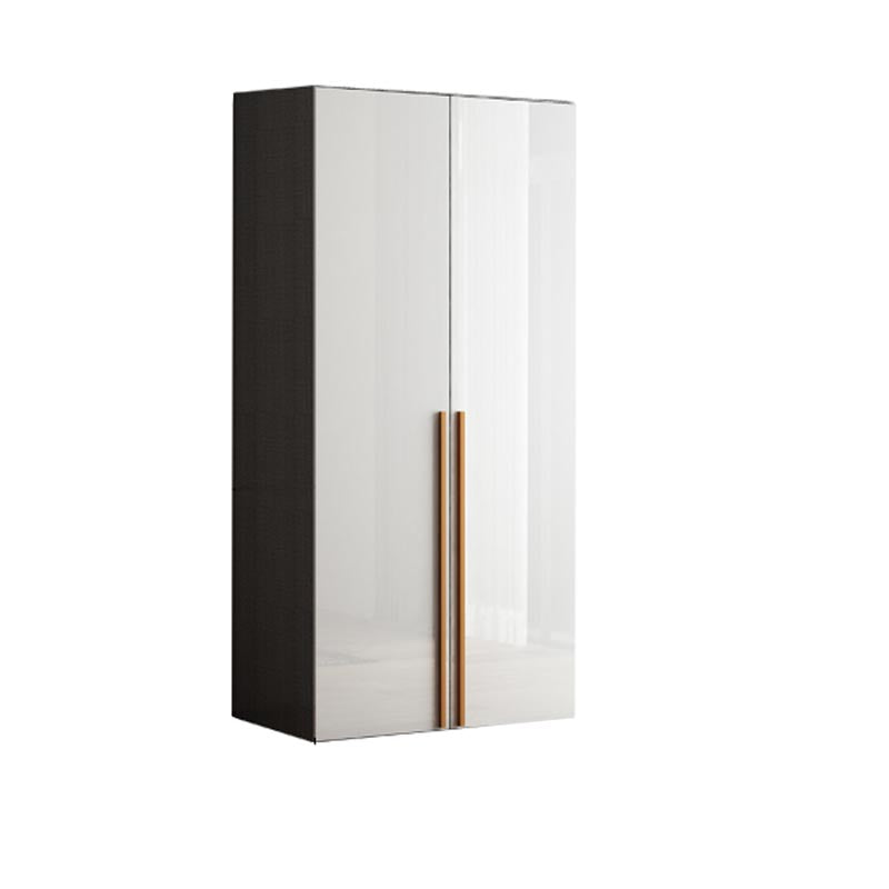 White Colour Wooden Wardrobe Cloth Rod Included Wardrobe Closet for Bedroom