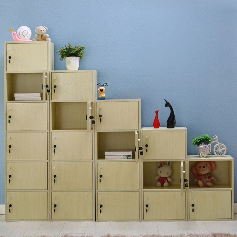 Matte Finish Non-Hanging Cabinet Modern Wood Storage Cabinet with Hinged Doors