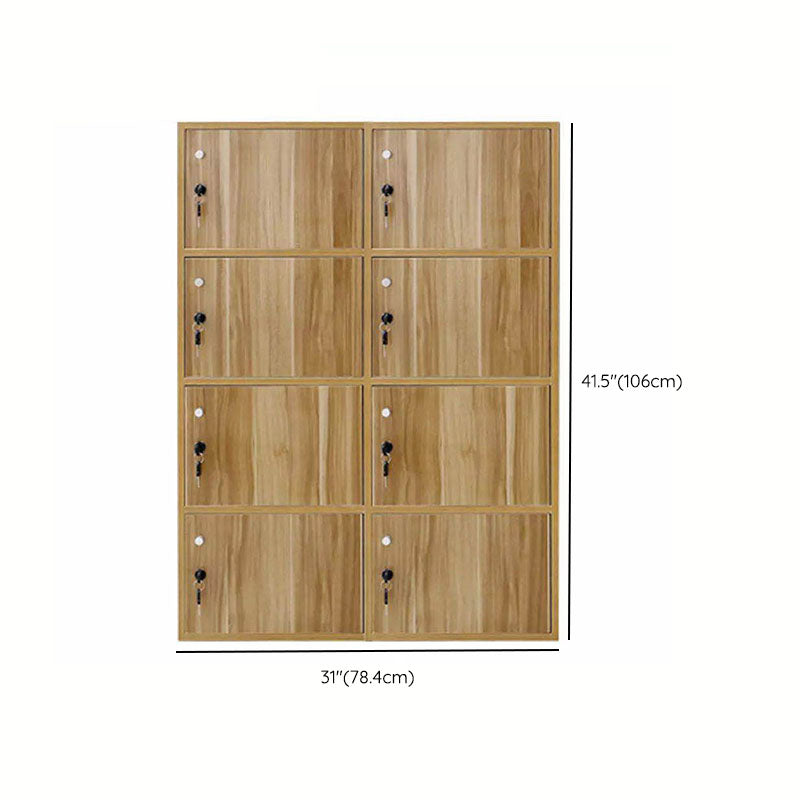 Matte Finish Non-Hanging Cabinet Modern Wood Storage Cabinet with Hinged Doors