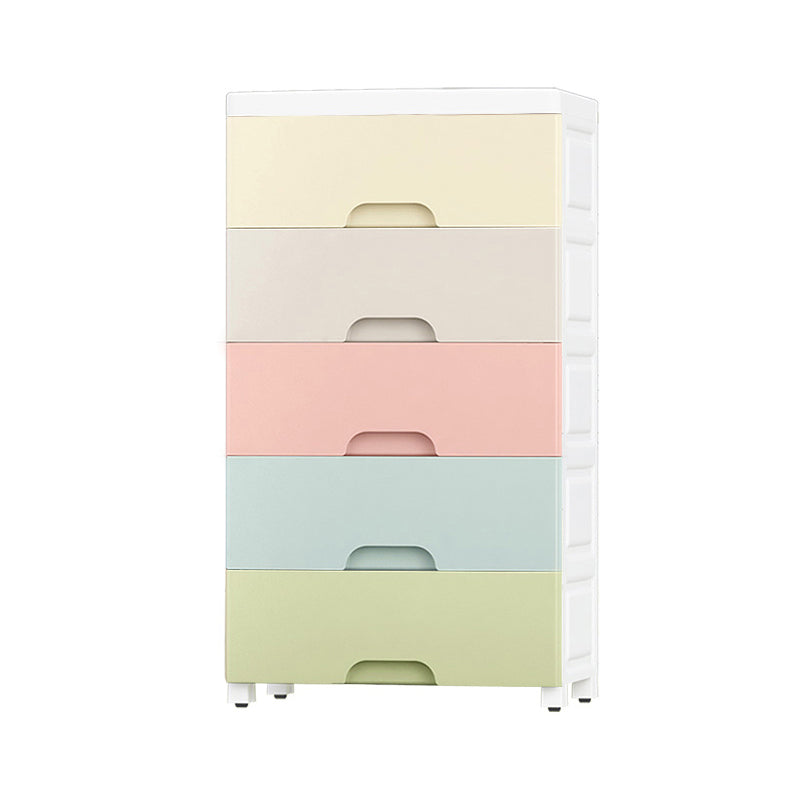 Non-Hanging Armoire with Legs Contemporary Plastic Storage Cabinet