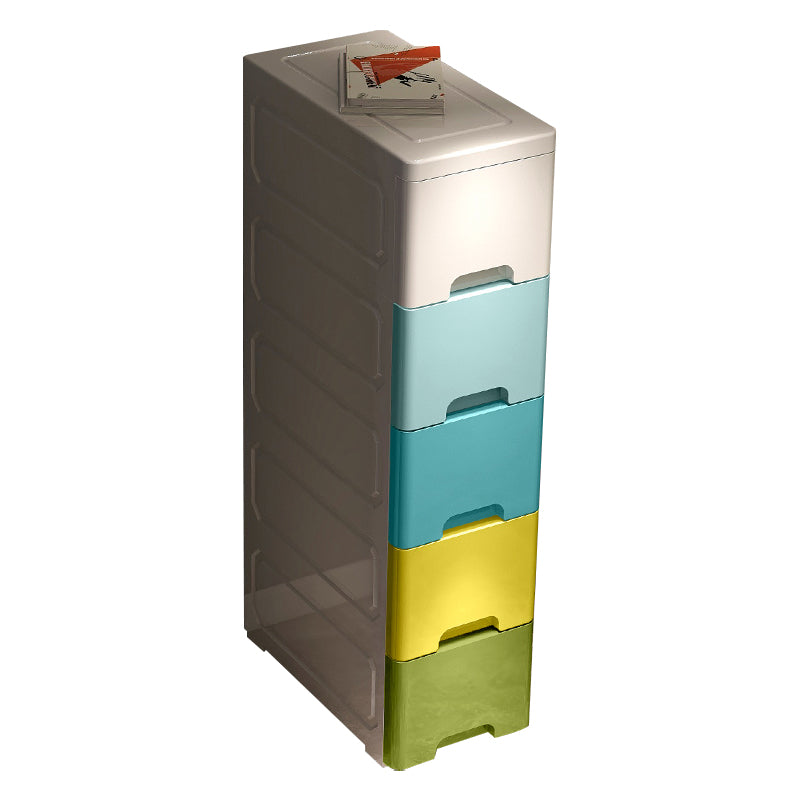 Non-Hanging Armoire with Legs Contemporary Plastic Storage Cabinet