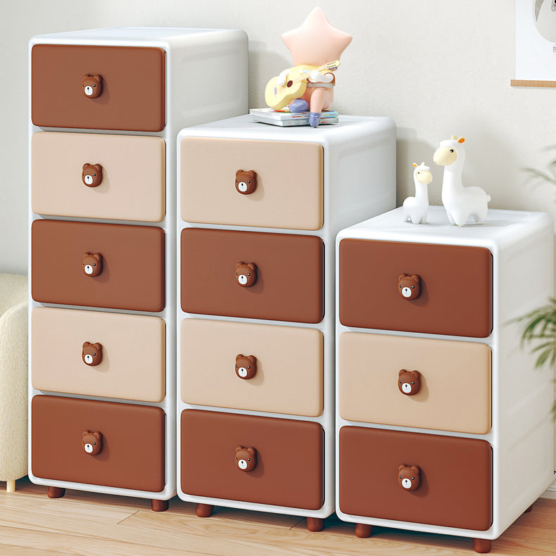 Contemporary Storage Cabinet with Legs Non-Hanging Armoire for Home
