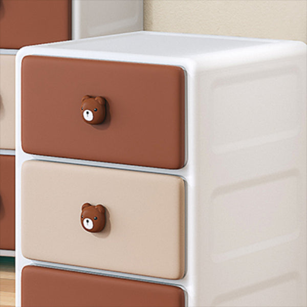 Contemporary Storage Cabinet with Legs Non-Hanging Armoire for Home