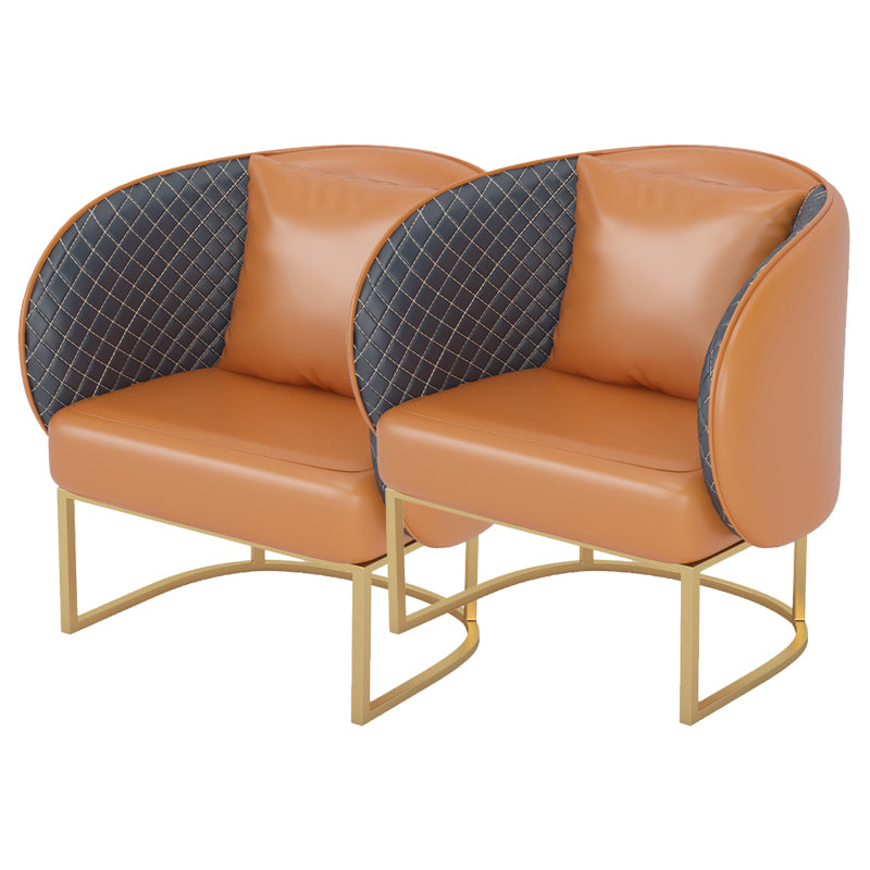 Glam Style Sintered Stone Dining Set Round 1/2/3/4/5 Pieces Dining Table Set for Home Use