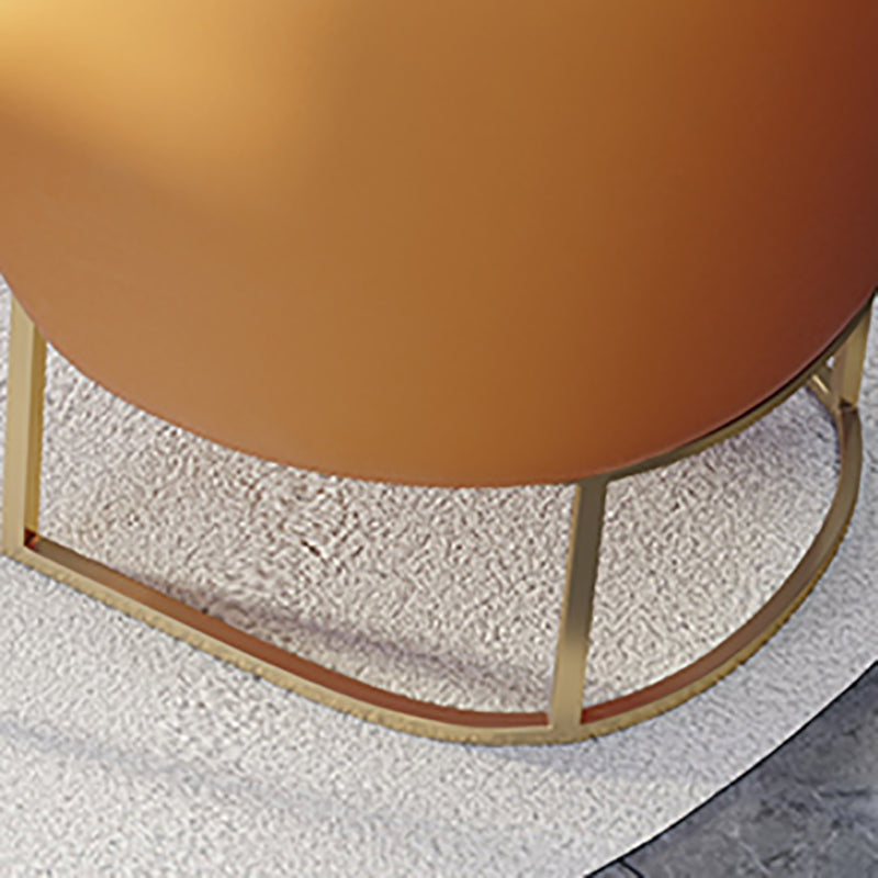 Glam Style Sintered Stone Dining Set Round 1/2/3/4/5 Pieces Dining Table Set for Home Use