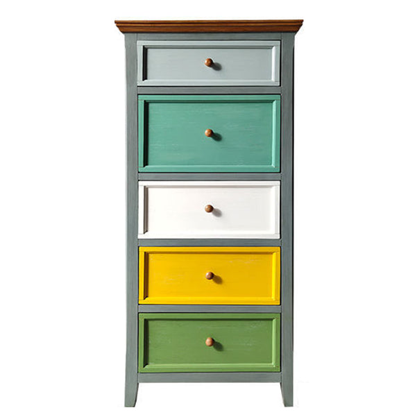 Nautical Bedroom Wooden Storage Chest 16" Wide Chest with Drawers