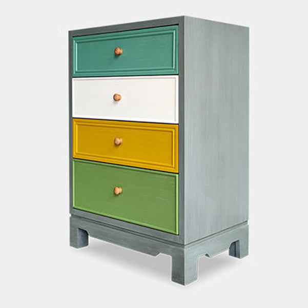 Nautical Bedroom Wooden Storage Chest 16" Wide Chest with Drawers