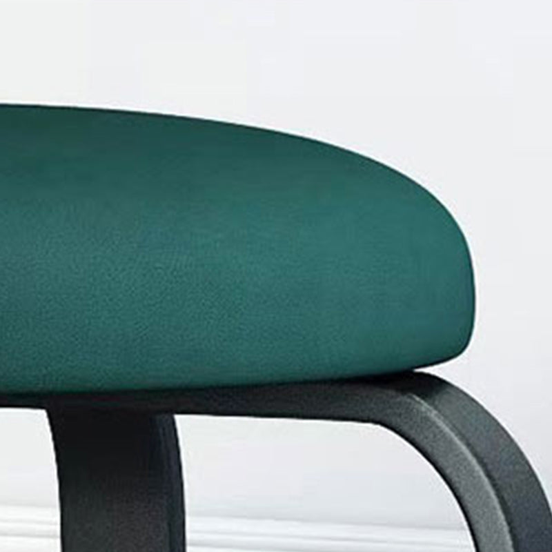 Black Modern Standard Pure Color Water Resistant Round Indoor Standard