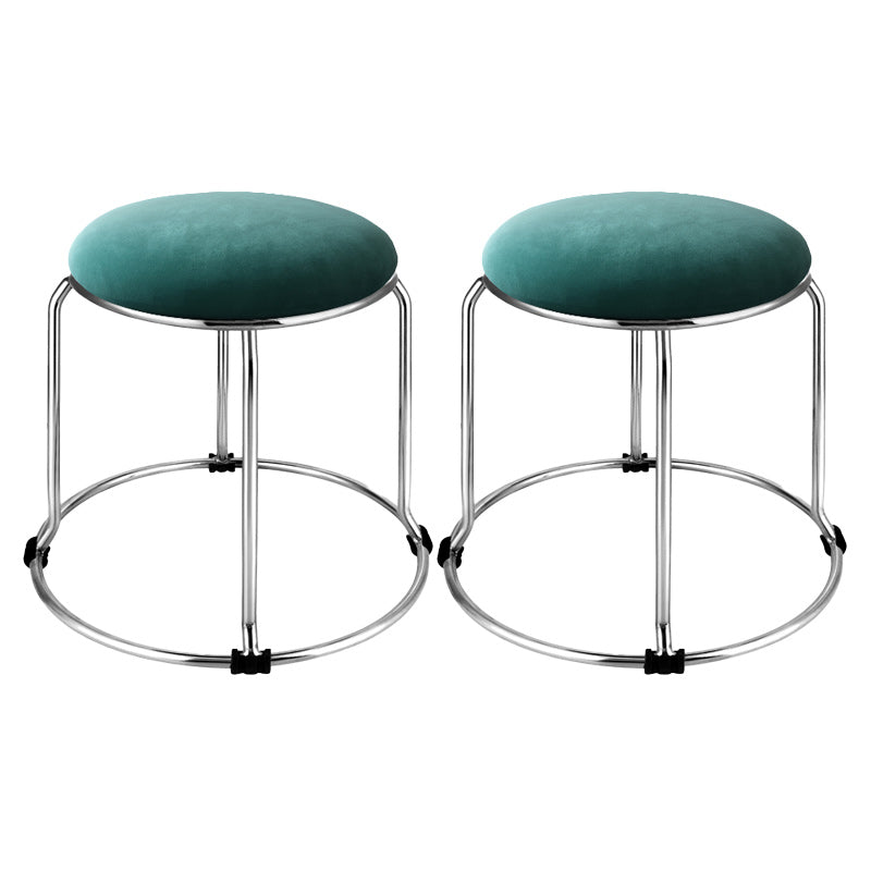 Black Modern Standard Pure Color Water Resistant Round Indoor Standard