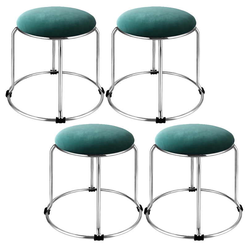 Black Modern Standard Pure Color Water Resistant Round Indoor Standard