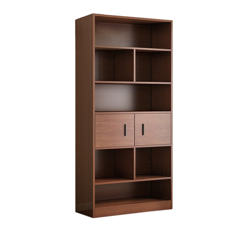 Multi Shelves Engineered Wood Bookshelf Standard Modern Bookcase ,9.5" W X 71.3" H