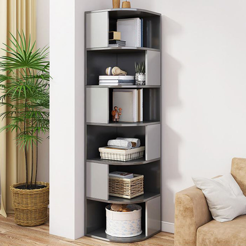 Urban Bookcase Engineered Wood Closed Back Shelf Bookcase for Living Room