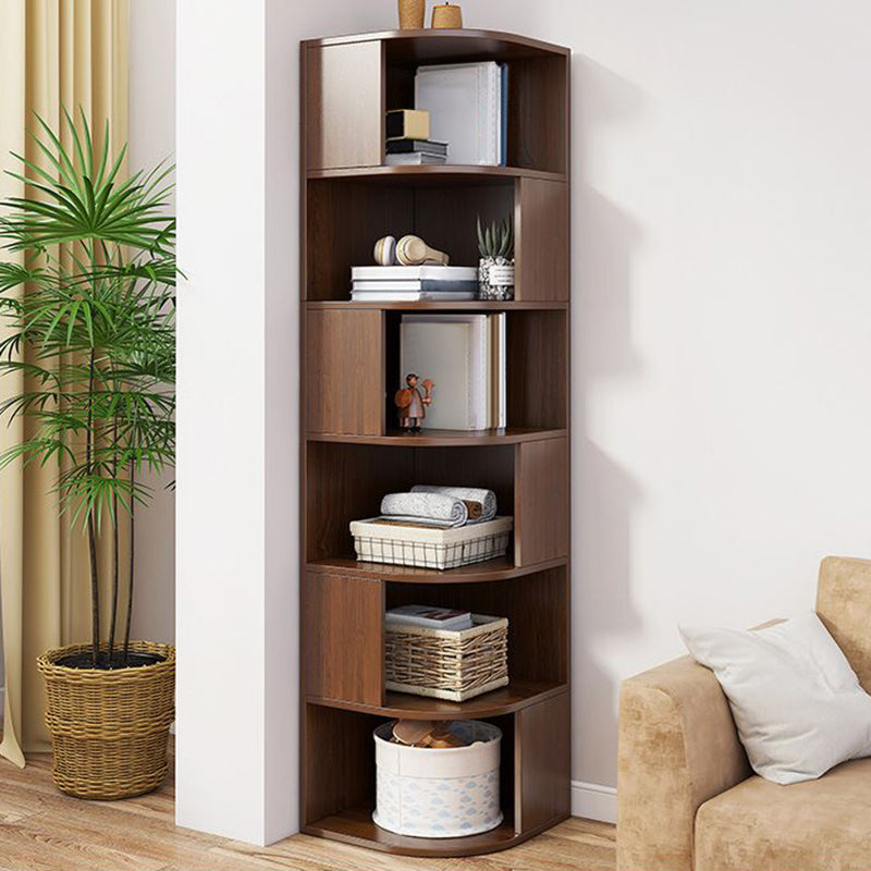 Urban Bookcase Engineered Wood Closed Back Shelf Bookcase for Living Room