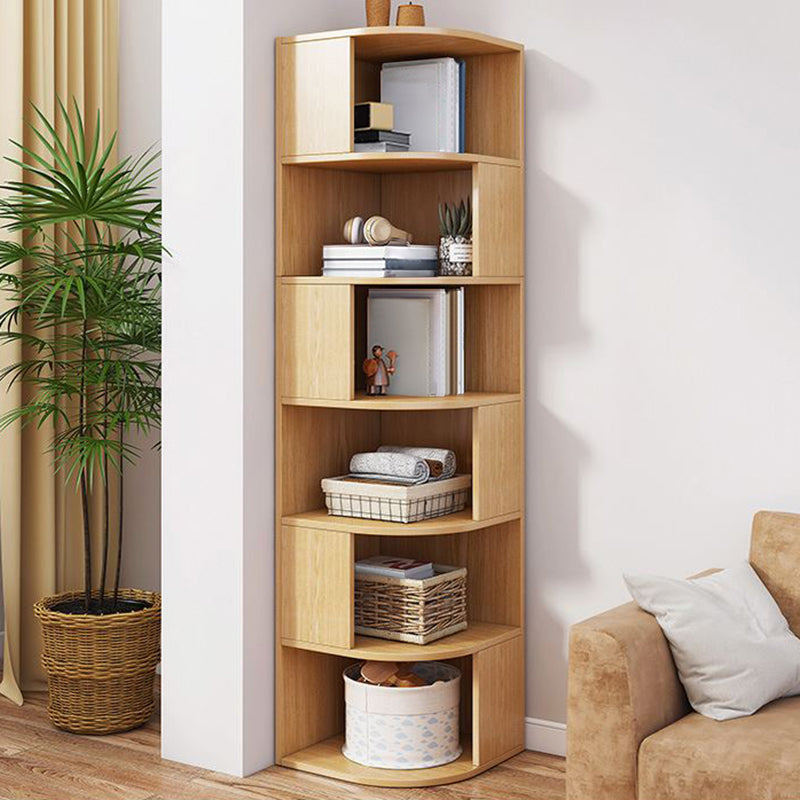 Urban Bookcase Engineered Wood Closed Back Shelf Bookcase for Living Room