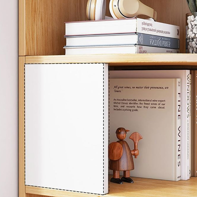 Urban Bookcase Engineered Wood Closed Back Shelf Bookcase for Living Room