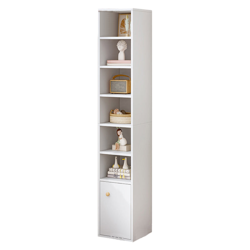 Modern Standard Bookshelf Wood Engineered Bookcase with Rectangular Shelves