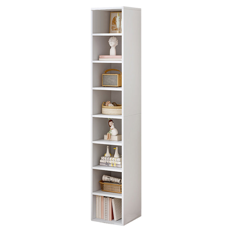 Modern Standard Bookshelf Wood Engineered Bookcase with Rectangular Shelves