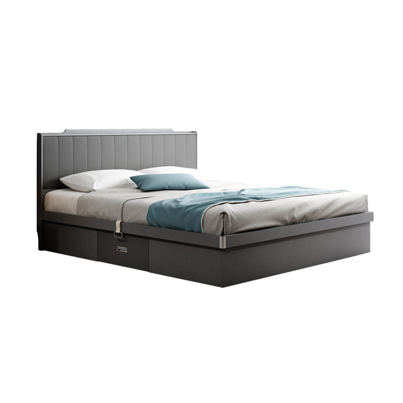 Modern & Contemporary Standard Bed Storage Bed Frame with Headboard