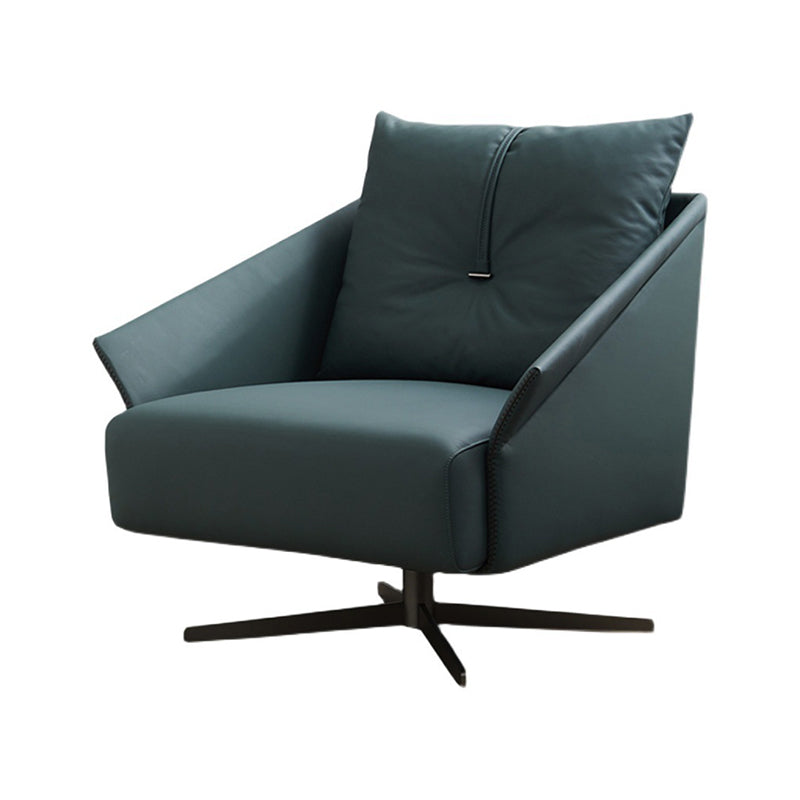 32.68" Long Flared Arms Chair 4-Star Leg Accent Armchair for Living Room